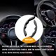 thumbnail image 4 of Riwesomey Embellecedor de marco para volante de coche, pegatina de decoración para camión y automóvil, Kit Interior antideslizante Universal, rojo de Automoción decorativa y accesorios Gris, 4 of 6
