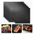 thumbnail image 1 of Black Friday 6-pack Grillmatta, Ugnsmatta, Bakningsmatta - Non Stick - 40x33 Black-Black Gift, 1 of 5