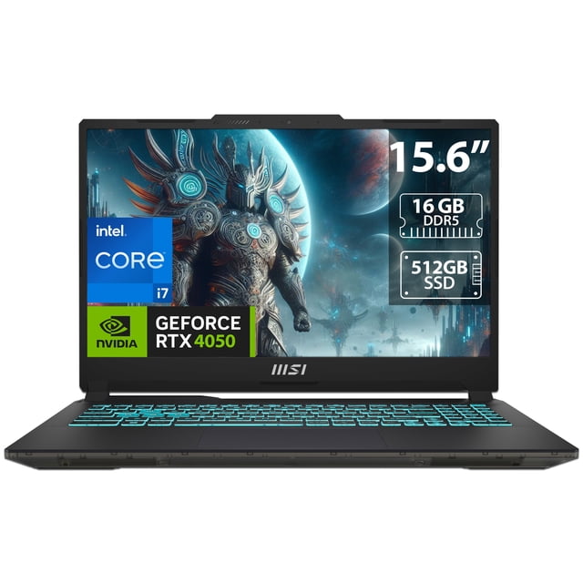 Laptop Gamer MSI Cyborg 15: Intel Core i7 13620H, RAM 16GB DDR5, SSD 512GB, Pantalla 15.6 LED, RTX 4050, W11H