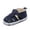 hwj# Dark Blue34, variant on Huowey Baby Girl Infant Sneakers Solid Color Cute Hook And Loop Strap Canvas Shoes Soft Sole Anti- Slip Breathable Lightweight Walking Footwear Fashionable Spring Summer Sandals,Dark Blue,3-6 Months