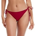 thumbnail image 2 of RELLECIGA Women's High Cut Brazilian Tie Side Bikini Bottom, 2 of 6