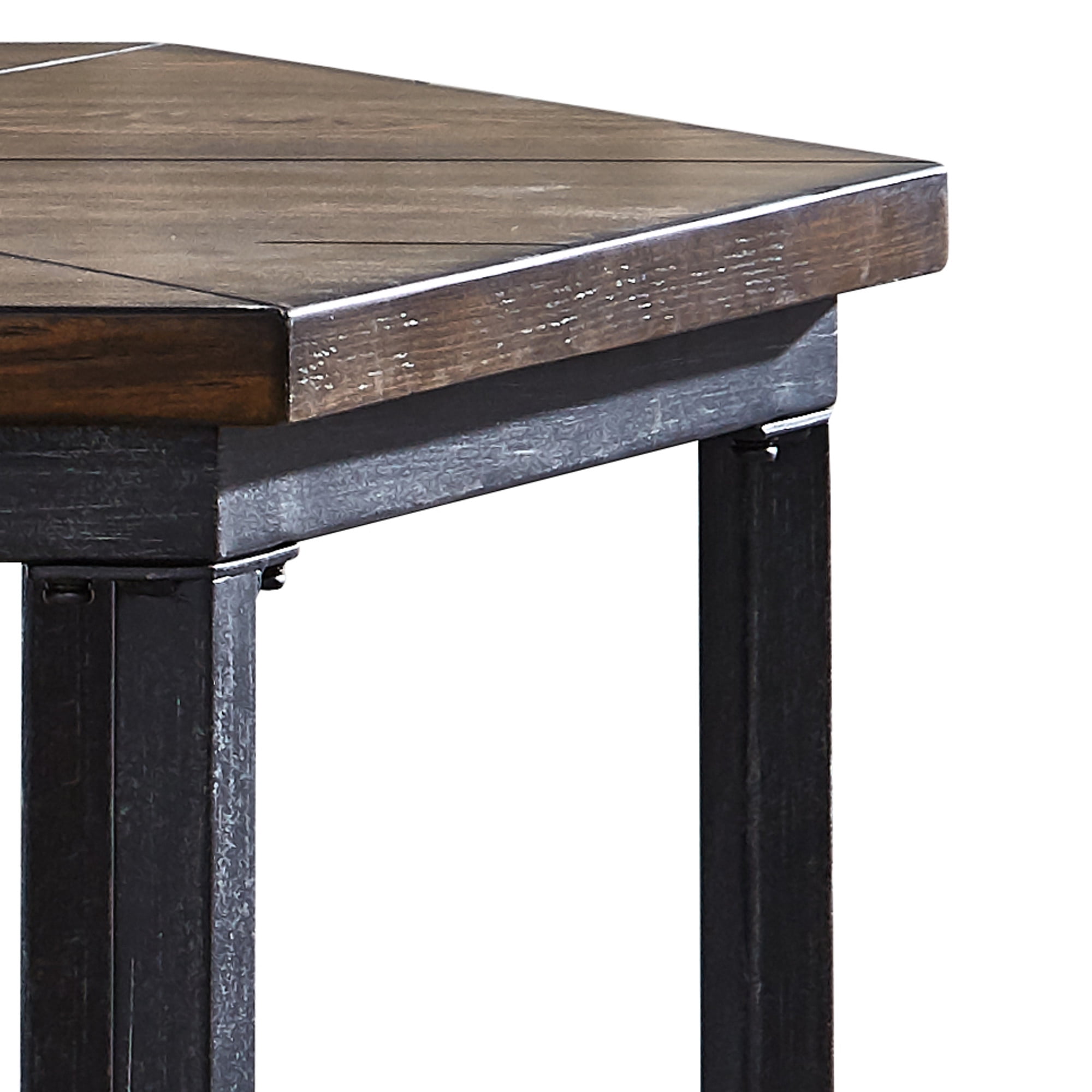 Steve Silver Ultimo Chocolate Wood Hexagon End Table