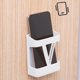 thumbnail image 1 of Soporte de enchufe de rack de almacenamiento de control remoto montado en la pared sin perforaciones (blanco) Ndcxsfigh Nuevos Originales, 1 of 8