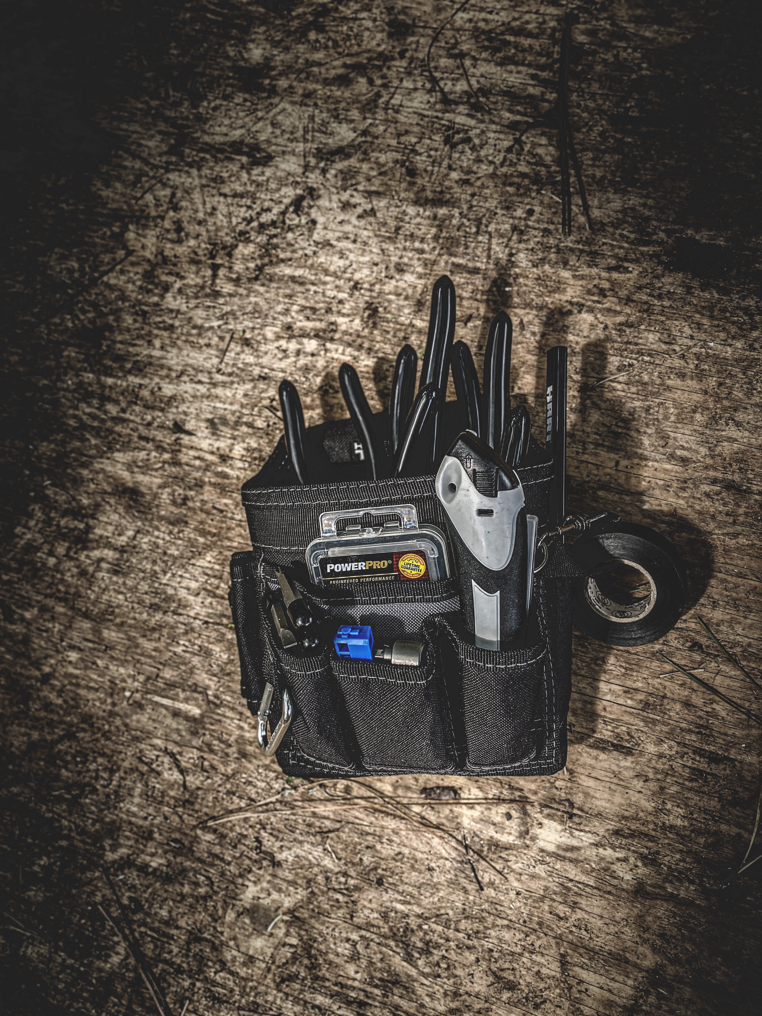 Hyper Tough Quad Electrician Tool Belt Pouch, HT-23021-Q Hyper Tough Quad Electrician Tool Belt Pouch, HT-23021-Q
