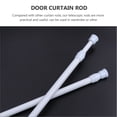 thumbnail image 3 of 3pcs Carbon Steel Pole Multi-use Shower Curtain Rod Adjustable Telescopic Rod, 3 of 8