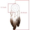 thumbnail image 3 of Dia 5.1" Atrapasueños Plumas hechas a mano Decoración para colgar en la pared-- Sailing Electrónica, 3 of 3