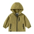 thumbnail image 1 of Mercatoo Veste de Randonnée Imperméable pour Enfants Garçons Filles Coupe-Vent Léger à Capuche avec Multi-Poches Imperméable Unisexe à Fermeture Éclair, 1 of 9