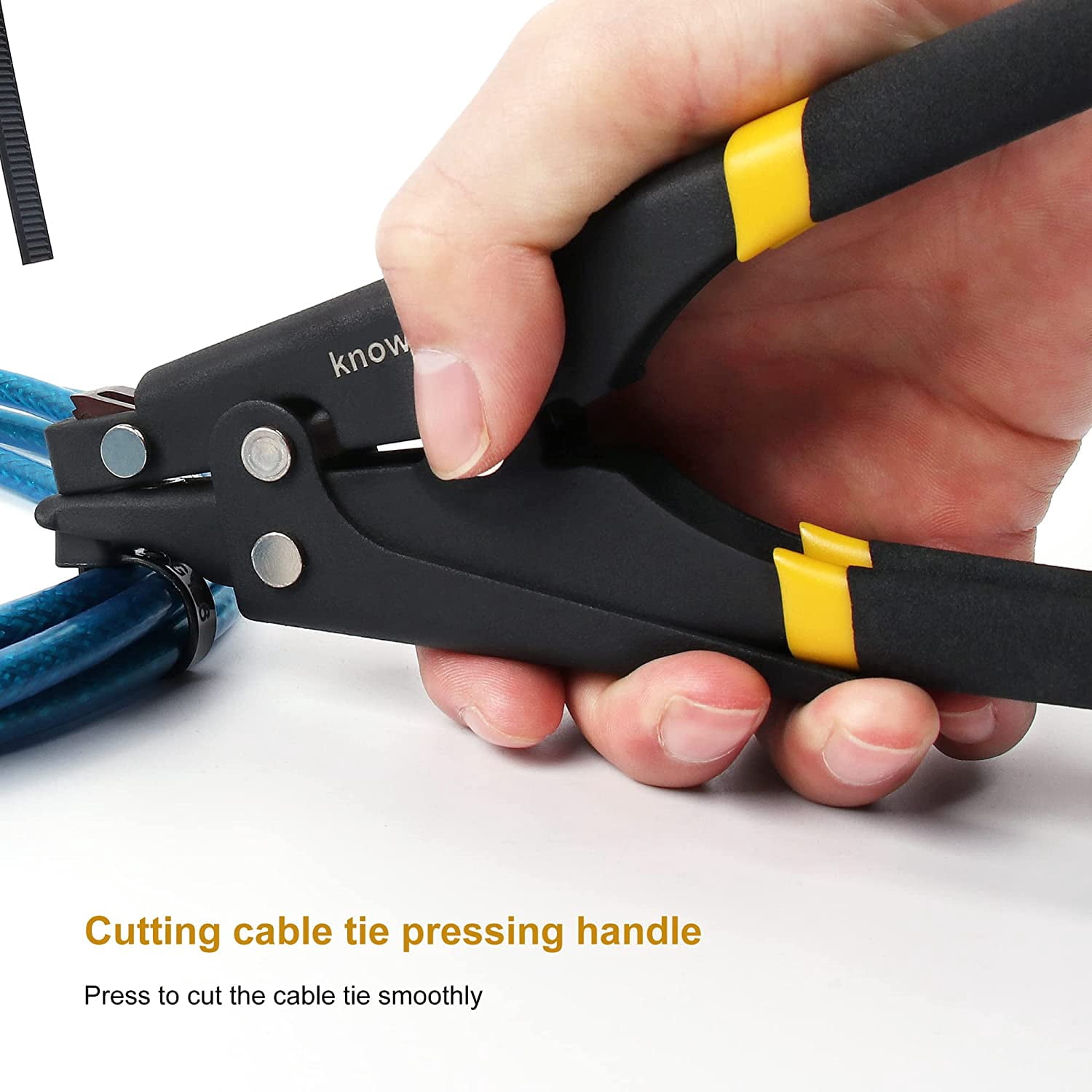 FEFEFW-Cable Tie Gun,Knoweasy Zip Tie Tool and Tensioning and Cutting Tool for Plastic or Nylon Cable Tie