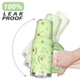 thumbnail image 6 of 40oz Kawaii Green Avocado Design Stainless Steel Flip Straw Tumbler Spill Proof Travel Cup Double Wall Vacuum Insulated Coffee Mug with Top Handle, 6 of 6