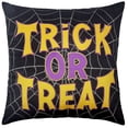 thumbnail image 1 of hometrends Halloween "Trick Or Treat" Decorative Pillow, 1 of 1
