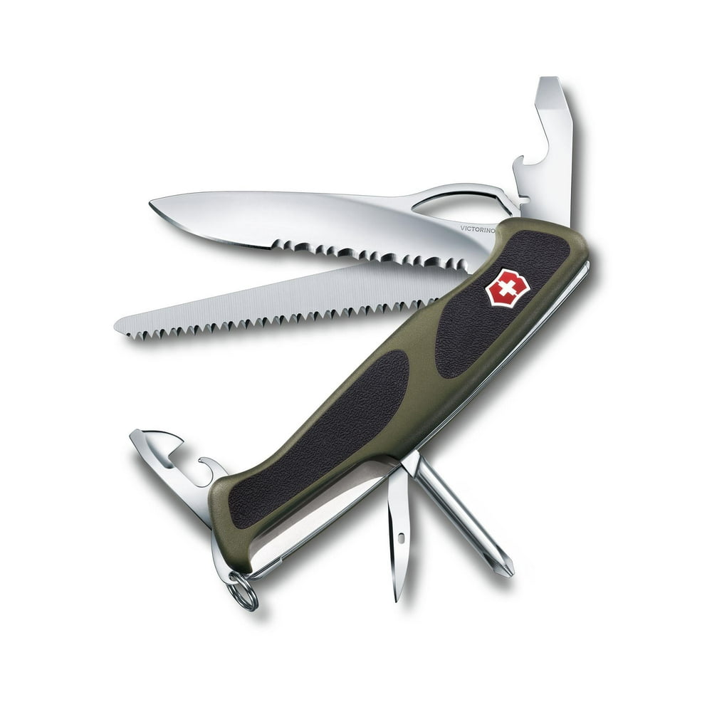 Victorinox Swiss Army Ranger Grip 178 MultiTool Pocket Knife, Black
