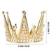 thumbnail image 2 of Corona de novia con forma de triángulo, tocado con diamantes de imitación, tiara de perlas, decoración para tartas de fiesta, accesorio para el cabello, tocado de boda, suministros de boda, adorno d, 2 of 4