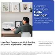 Epson EcoTank ET-3950 Wireless All-in-One Color Supertank Printer, 18 PPM, Auto Document Feeder, Print | Copy | Scan - White (Sold without manufacturer )
