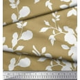 thumbnail image 2 of Soimoi Polyester Crepe Fabric Leaves & Floral Artistic Decor Fabric Printed Yard 52 Inch Wide, 2 of 3
