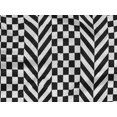 thumbnail image 5 of oneOone Rayon Black Fabric Check Sewing Fabric By The Yard Printed Diy Clothing Sewing Supplies 56 Inch Wide, 5 of 6