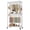 White, variant on Heavy Duty Wire Garment Rack with Wheels, 35.4" Wide 3-Tier Rolling Clothes Rack with Dual Hanging Rods, Adjustable Metal Wardrobe Storage Organizer for Hanging Clothes, Shoes, Laundry Room, White