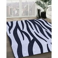 thumbnail image 3 of Ahgly Company Machine Washable Indoor Square Transitional Night Blue Area Rugs, 8' Square, 3 of 7