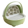 thumbnail image 1 of S SERENABLE Silkworm Breeding Box Home Transparent Breathable Reptile Breeding Container Green, 1 of 9