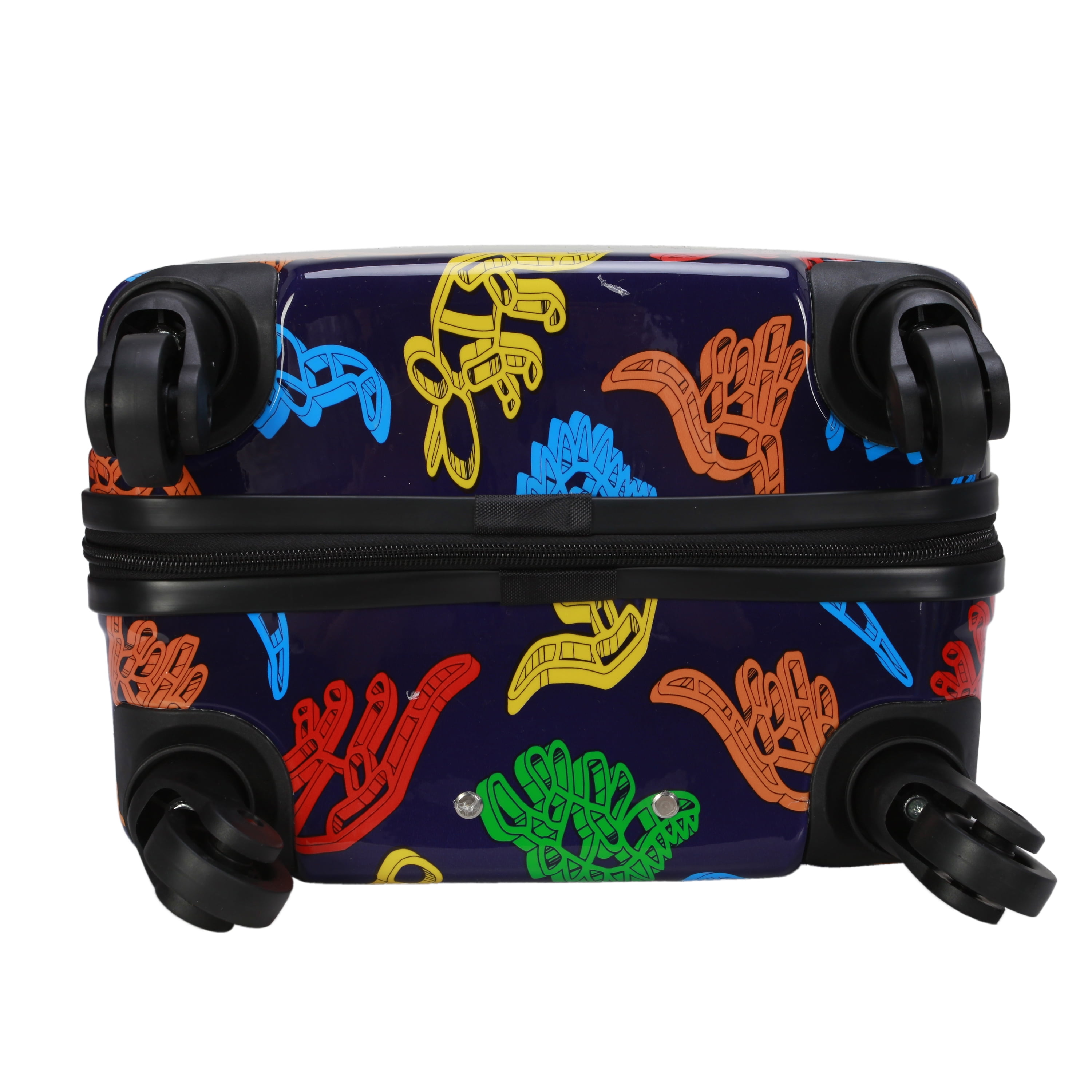 Protege Kids 18" Hardside Carry on Luggage, Macaroni Dinosaur