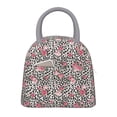 thumbnail image 1 of Fotbe Rose Mix Leopard 3 Bolsa de Almuerzo con Estampado, Lonchera Aislada, Contenedor de Comida Reutilizable Tipo Cooler a Prueba de Fugas, 1 of 6