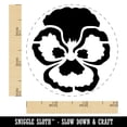 thumbnail image 2 of Pansy Annual Flower Self-Inking Rubber Stamp Ink Stamper - Green Ink - Small 3/4 Inch, 2 of 7