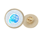 thumbnail image 1 of Moto xt880 Broche de oro metálico circular, 1 of 3