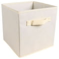 thumbnail image 2 of Best Clearance! Pedty Non-Woven Folding Box Cabinet Drawer Box Coverless Storage Box Portable Square Beige, Storage Case, Home Textile Storage, 1Pc Folding Storage Box, 2 of 2