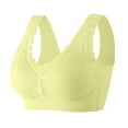 thumbnail image 1 of Timegard Womens Bras with Support Wirefree Back Smoothing Full Coverage Lace Summer Comfy Everyday Bra, 1 of 2