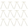 thumbnail image 1 of Lazos Navidad Terciopelo Cinta Vintage para (Beige) 12 Uds., 1 of 3