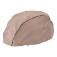 thumbnail image 1 of koolsoo Waterproof Bike Helmet Rain Dust Cover High Visibility Reflective Stripe Khaki, 1 of 8