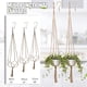 thumbnail image 1 of Ganfancp 6Pcs Colgador de Plantas Maceta de Flores Cuerda de Algodón Pared Planta Interior Decoración Del Hogar Ofertas Flash Liquidación 6X Cordón, 1 of 7