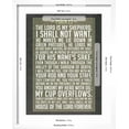 thumbnail image 5 of Art.com Psalm 23 Prayer Art Print Poster Art Print, White Frame Wall Art, 17" x 21", 5 of 5