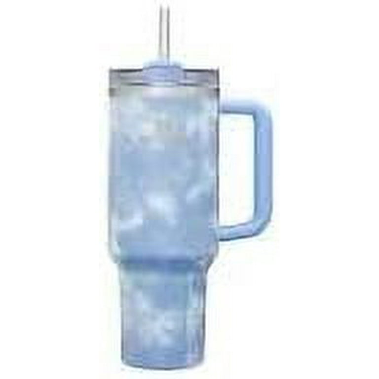 STANLEY 40oz Stainless Steel H2.0 FlowState Quencher Tumbler  Watercolor Blue: Tumblers & Water Glasses