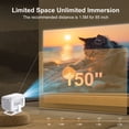 thumbnail image 3 of Salange 1080P Smart Projector with WiFi and Bluetooth, 1080P/4K, Auto Keystone, Android 11, Built-In Streaming Apps, 3 of 9