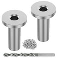 thumbnail image 4 of BIBABLYKE 100 set Steel Cable Railing Protector Sleeves Cable Railing Hardware Sleeves Simple Installation Suitable for Wood Posts, 4 of 13