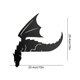 thumbnail image 4 of La Ventana Del Marco Puerta Topper Lindo Dragón Metal Reutilizable para Delantera Gabinete, 4 of 9