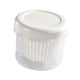 thumbnail image 3 of Máquina para hacer yogur griego, recipiente para leche de frutos secos, colador de queso y separador para picnic en casa. blanco, 3 of 9