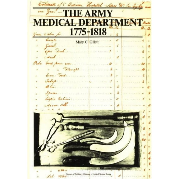 The Army Medical Department, 1775-1818 (Paperback)