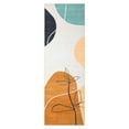 thumbnail image 5 of Haperlare Area Rug Boho Washable Rug Contemporary Floor Carpet Botanical Print Accent Rug Minimalist Area Rug Modern Abstract Rug, 2' x 6' Orange, 5 of 7