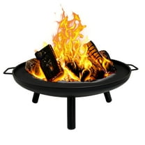 GasOne 23 in Outdoor– Wood Burning Fire Pit – Durable Alloy Steel Fire Pits for Outside – Small Fire