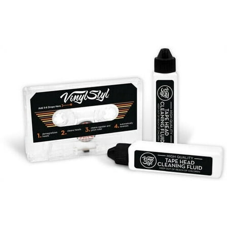 Vinyl Styl Cassette Tape Deck Cleaner and Demagnetizer for Audio Players and Cars