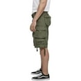 thumbnail image 5 of BRANDIT INDIVIDUAL WEAR Adult Male Relaxed Cargo Shorts, Color: Olive, Size: XXL (2001-15001-XXL), 5 of 6