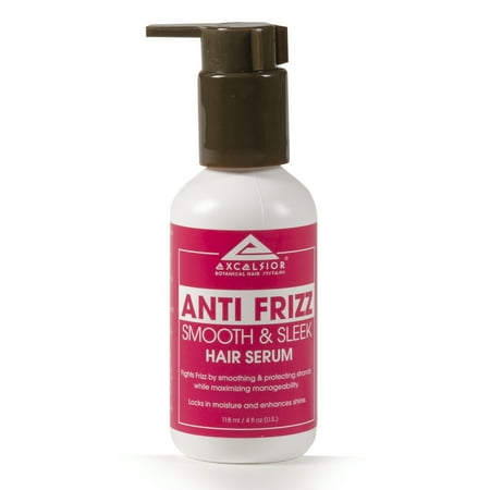 Silky Smooth Moisture Serum Excelsior Anti Frizz Smooth and Sleek Hair Serum, Fights Frizz, Smooths & Protects Hair, Maximizes Manageability, Locks Moisture & Enhances Shine, Deep Nourishment Without Weight 4 oz. ()