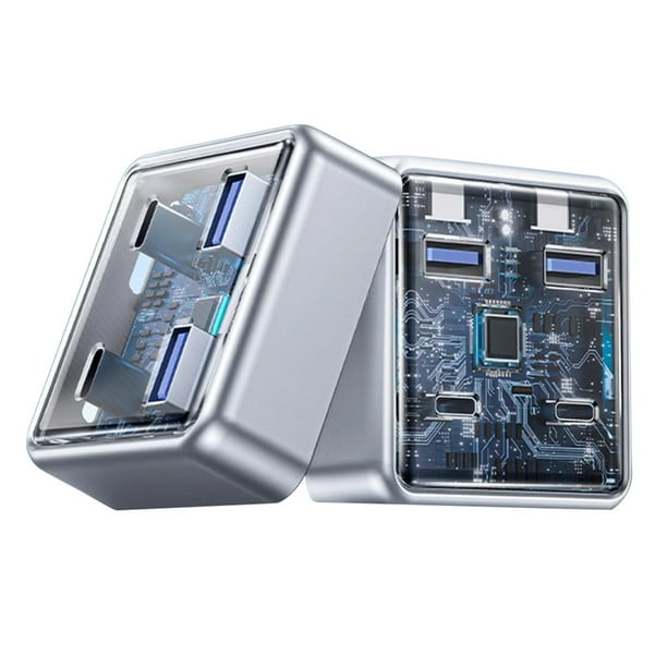 Adaptador Multi Extensor USB 3.2 4xUSB HUB 4 en 1 Protocolo