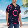 thumbnail image 5 of Circle Element Hawaiian Shirts For Men, Summer Short-Sleeve Relaxed-Fit Button-Down Shirts Large, 5 of 9