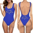 thumbnail image 1 of MKLEKYY Trajes De Baño Mujer Short Women Fashion Letter Print Piece Swimsuit Sexy Bikini Swimwear Bathing Sleeveless Backless Swimsuit 2114, 1 of 4