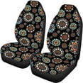 thumbnail image 5 of Pzuqiu Full Set Seat Covers for Cars, Compatible with Sedan Seats SUV Seats, Car Seat Covers for Trucks Sedans Anti-Slip, Datura Pattern, 5 of 10