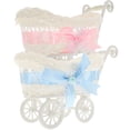 thumbnail image 4 of WHAMVOX Candy Baskets Pink 2Pcs 9.4X6.7X5.5In present Giving, 4 of 8