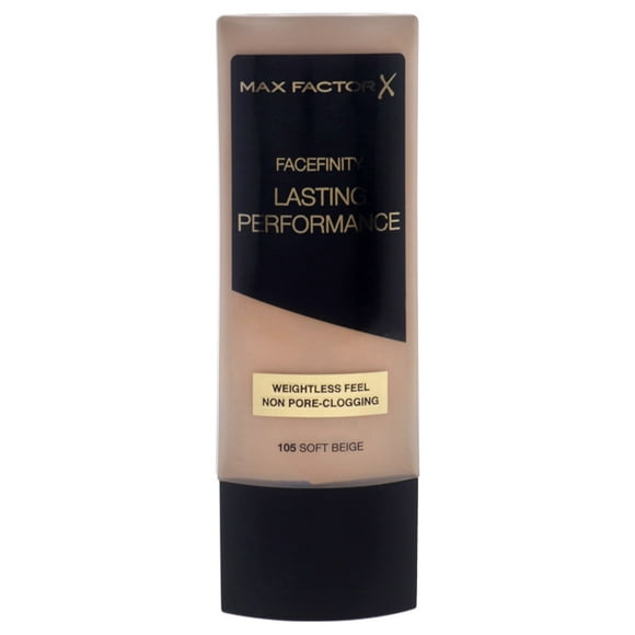 Lasting Performance Long Lasting Foundation - 105 Soft Beige by Max Factor for Women - 35 ml Foundation