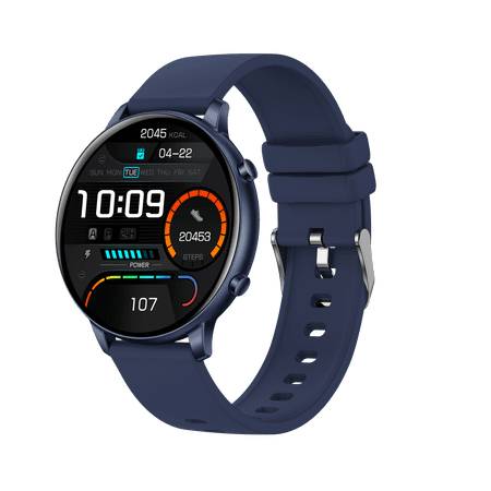 VAYKAL Smart Watch Fitness Tracker for Android and IOS with Multiple Sports Modes Pedometer Stopwatch Make and Answer Calls Message Notifications IP67 Waterproof